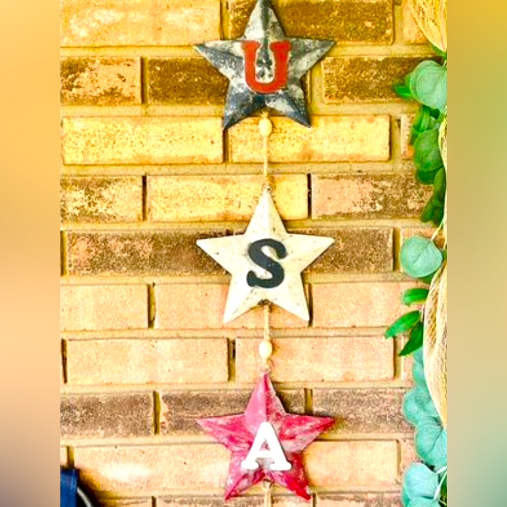*USA Hanging Stars